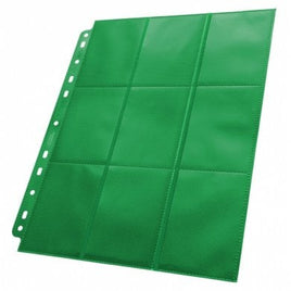 ULTIMATE GUARD 1ct 18-Pocket Page Side-Loading - Green