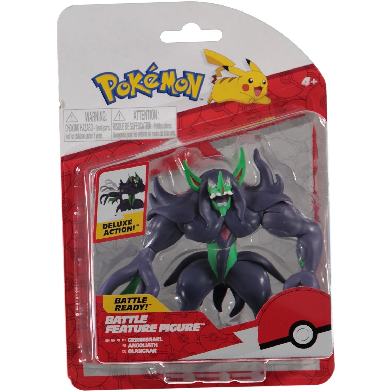 Pokemon Battle Feature 4.5 Inch Figure Grimmsnarl Trading Cards UK Toys 4 Less