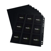 VAULTX 9-Pocket Sideloaders (50 pack) Colour: Black