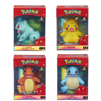 Pokemon | 4 Inch Kanto Vinyl Figures | Pikachu, Bulbasaur, Charmander, Squirtle